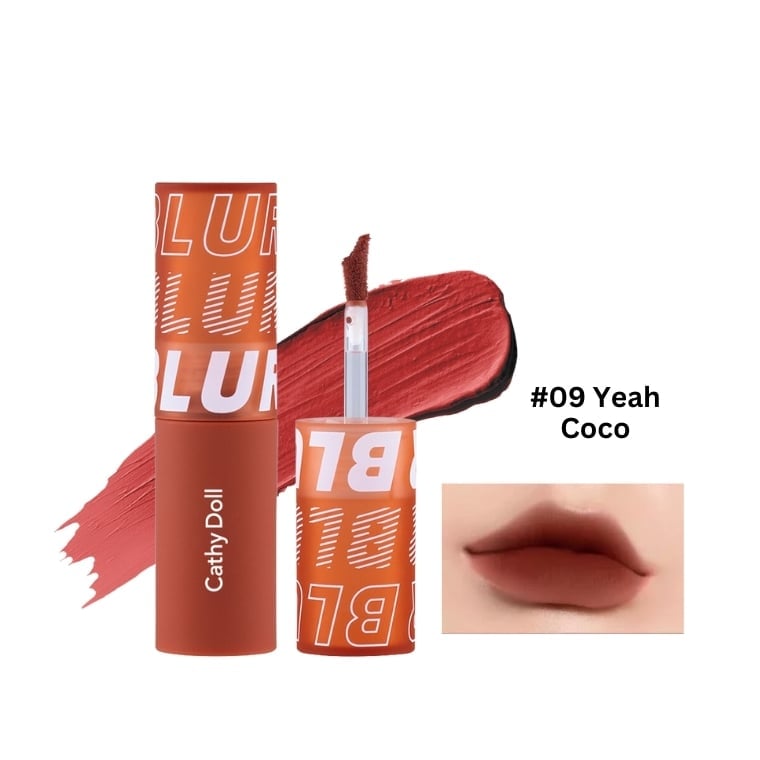 Cathy Doll Air Relax Lip Blur #09 Yeah Coco (3.5gm)