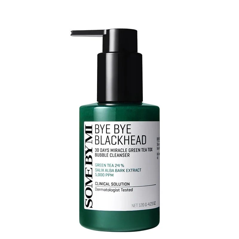 Some By Mi Bye Bye Blackhead Miracle Green Tea Tox Bubble Cleanser(120gm)