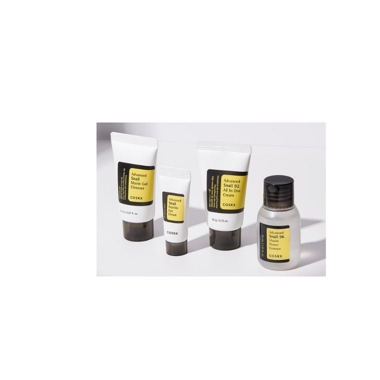 Cosrx Advanced Snail 4 step Kit -20ML+30ML+20GM+5GM(55ml)(26-07-09)