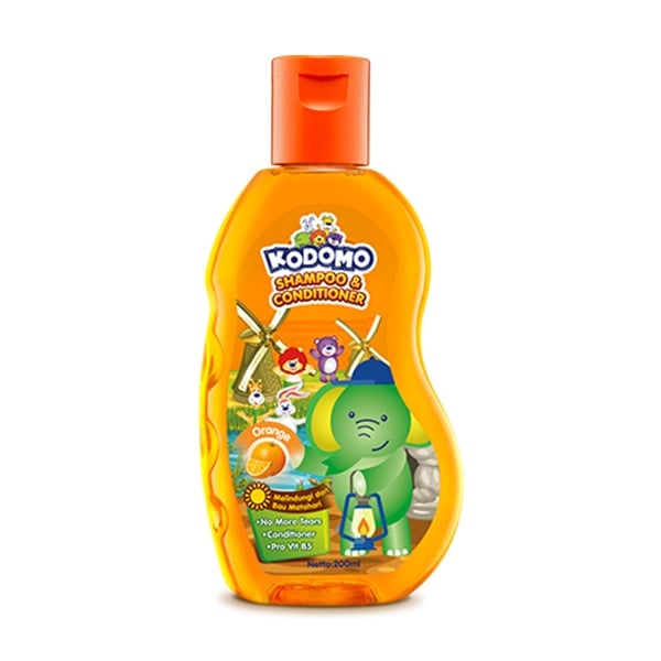 Kodomo Baby Shampoo & Conditioner Orange (200ml)