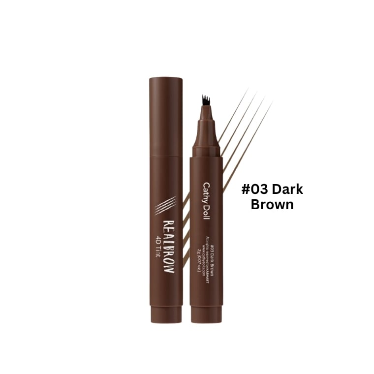 Cathy Doll Real Brow 4D Tint #03 Dark Brown (2gm)