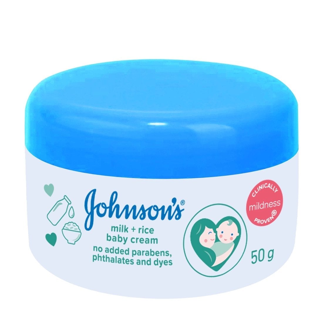 Johnson's Milk + Rice Baby Cream (50gm)
