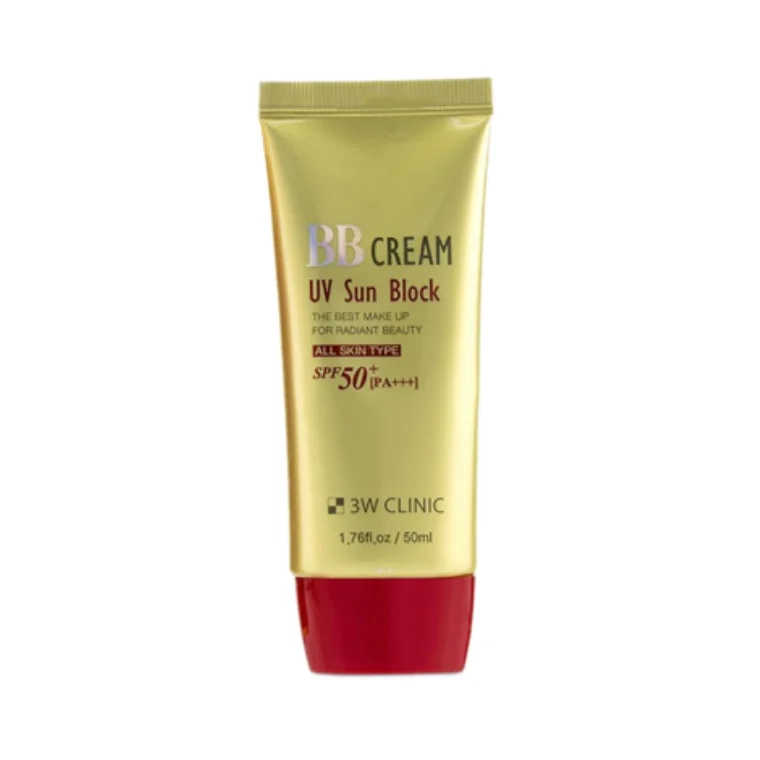 3W Clinic UV Sun Block BB Cream SPF50+ PA+++ (50ml)
