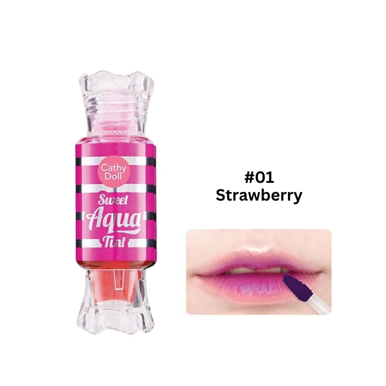 Cathy Doll Sweet Aqua Tint #01 Strawberry (10gm)