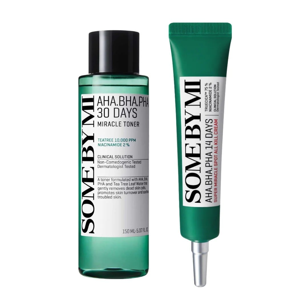 Some By Mi  miracle Toner + Miracle Spot All Kill Cream