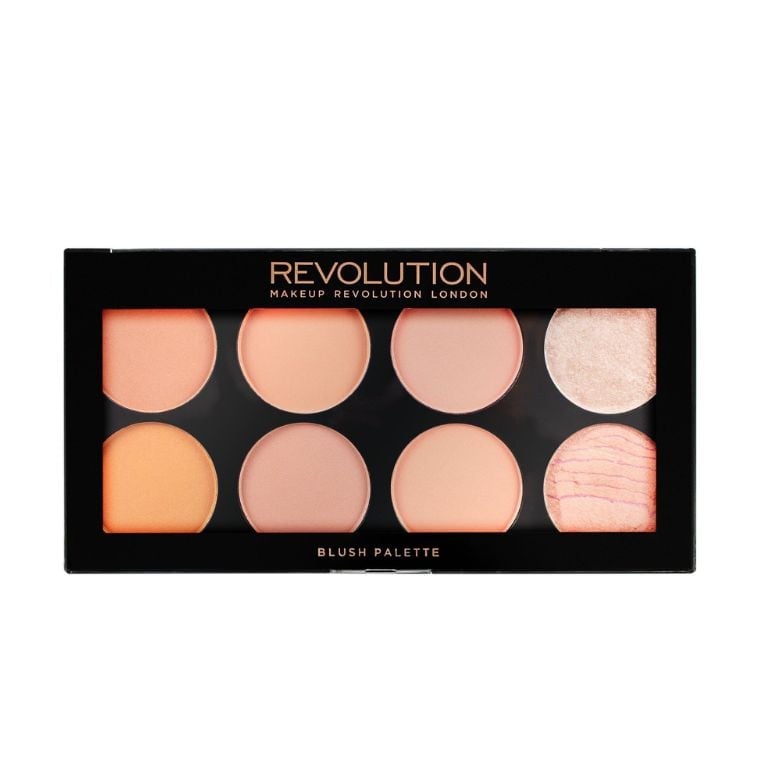 Makeup Revolution Ultra Blush Palette (Hot Spice) - 16gm