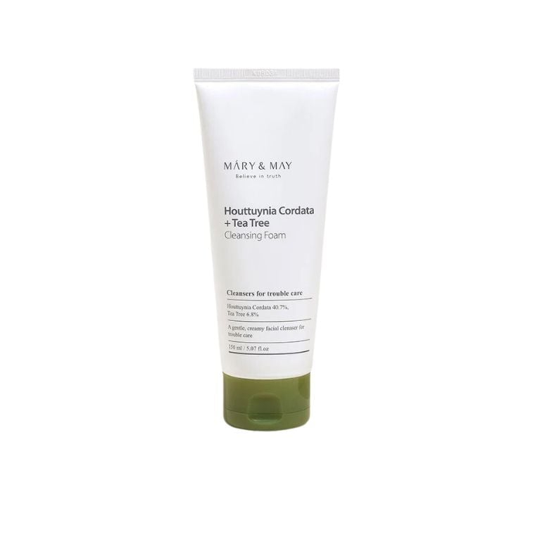 Mary&May Houttuynia Cordata + Tea Tree Cleansing Foam (150ml)