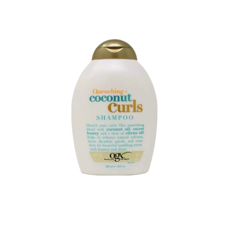 Ogx Quenching +Coconut Curls Nourishing Moisturizing Daily Shampoo With Honey (385ml)