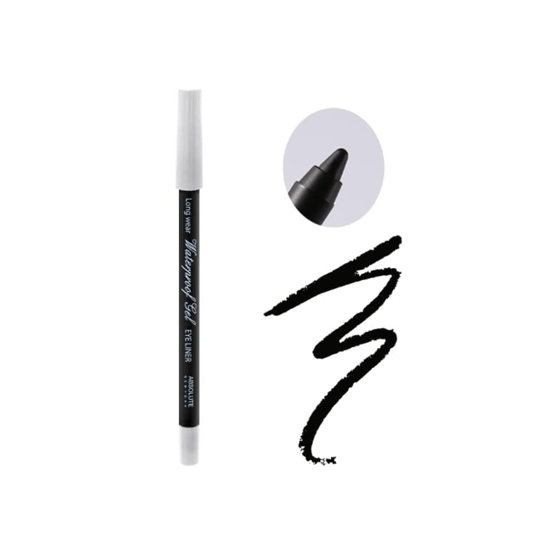 Absolute New York Waterproof Gel Eye Liner White Kajal #91 (1.1gm)