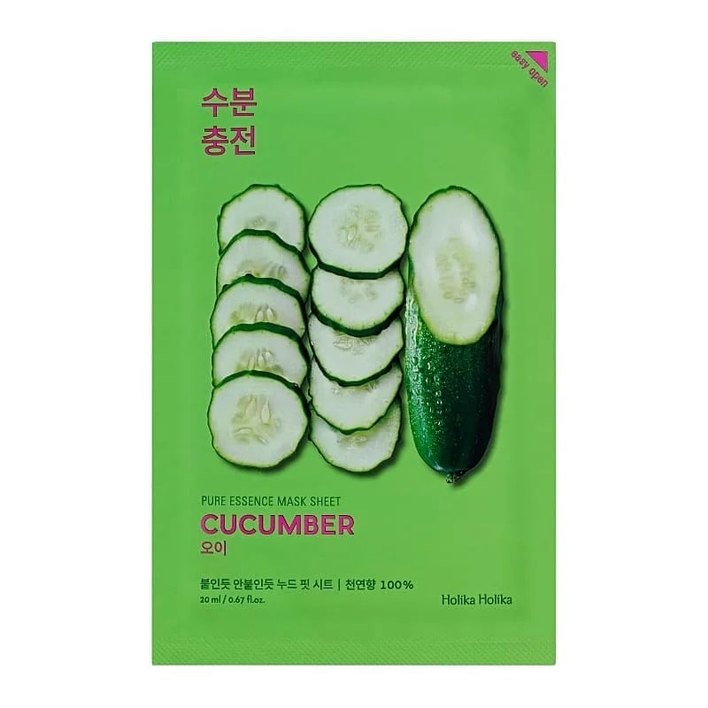 Holika Holika Pure Essence Mask Sheet - Cucumber (20ml)
