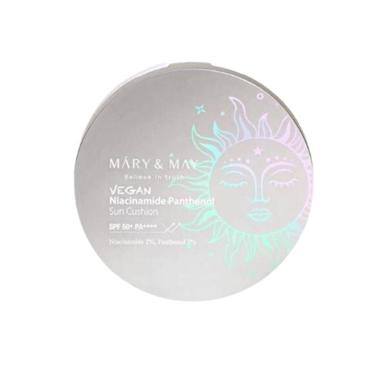 Mary & May Yegan Vegan Niacinamide Panthenol Sun Cushion SPF50+ PA++++ (25gm)