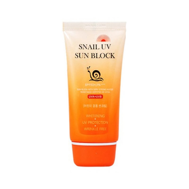 Jigott Snail Uv Sun Block Cream SPF50 + / PA +++ (70ml)