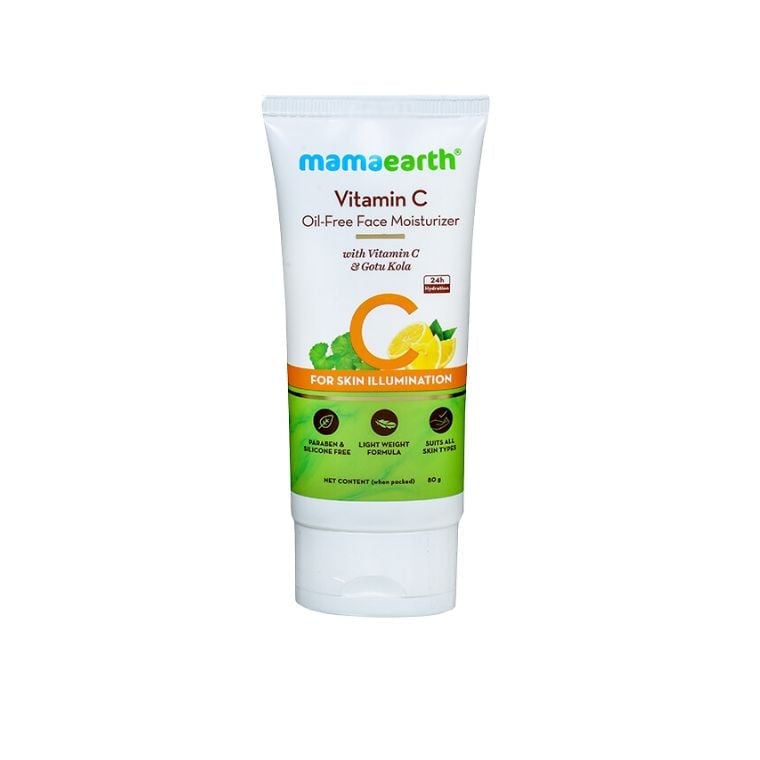 Mamaearth Vitamin C Oil-Free Moisturizer With Vitamin C and Gotu Kola (80gm)