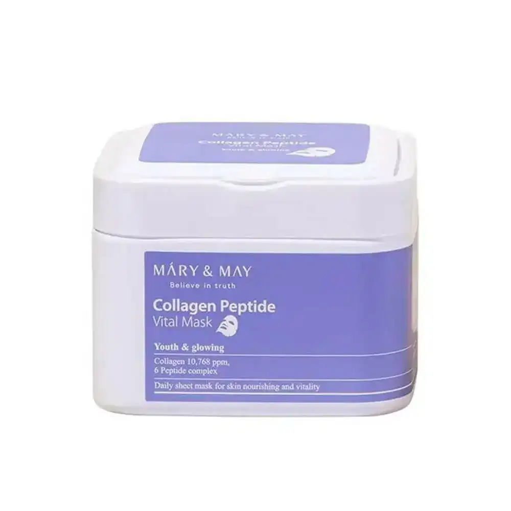 Mary& May Collagen Peptide Vital Mask 30 sheets (400ml)