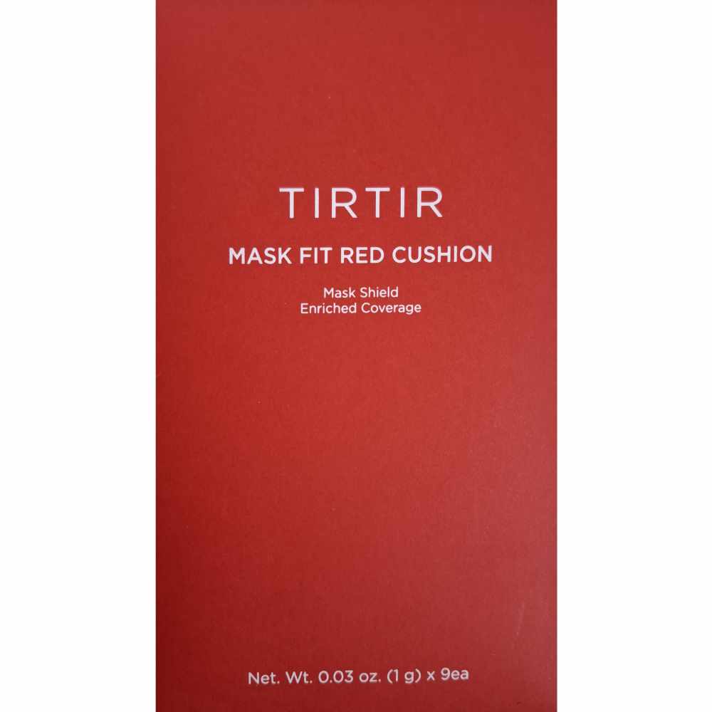 Tirtir Mask Fit Red Cushion Mask Shield Enriched Coverage 33c 33n 34w 34c 34n (1gm)6ea