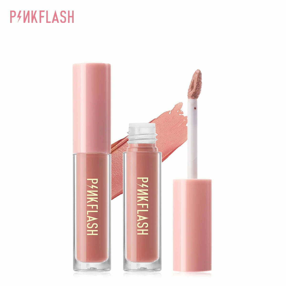 Pink Flash L01 Melting Matte Waterproof Lipcream Dorothy #R01 Clay Red(2.5ml)