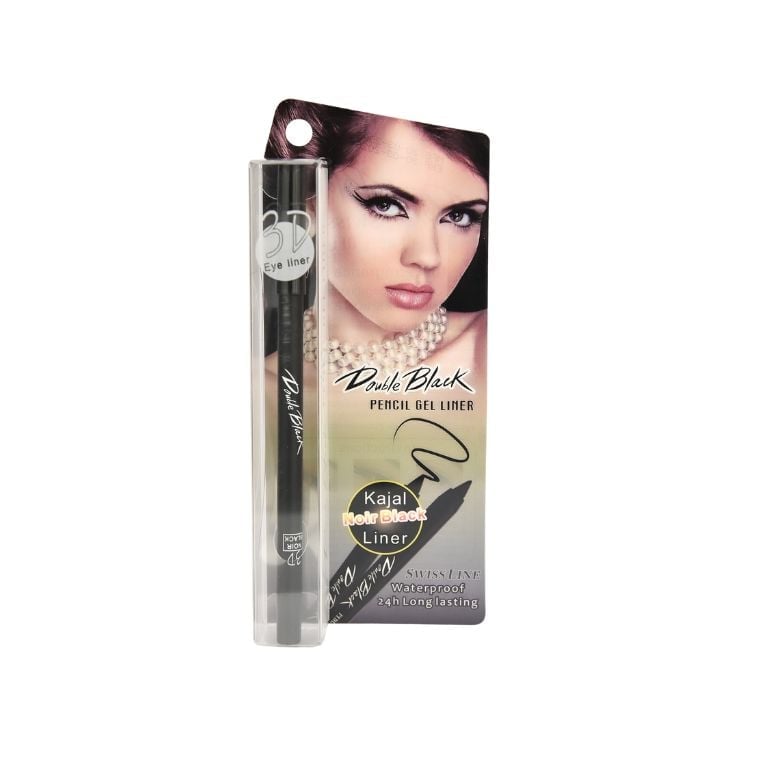 Swiss Line Double Black Pencil Gel EyeLiner (1.5gm)