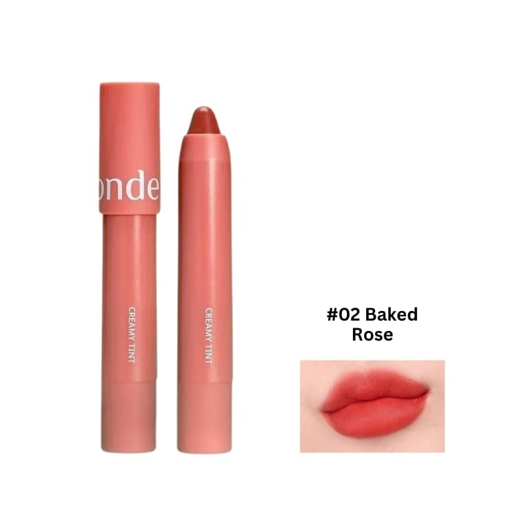 Mamonde Creamy Tint Color Balm Chiffon #02 Baked Rose (2.5gm)exp:2025-07-03