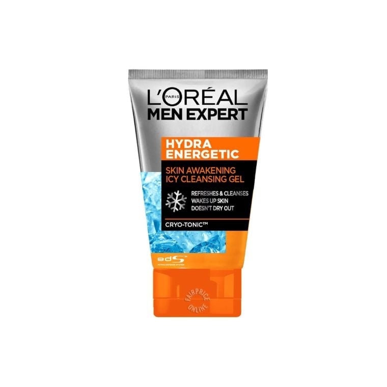 L'Oreal Paris Men Expert  Hydra Energetic Icy Cleansing Gel (100ml)