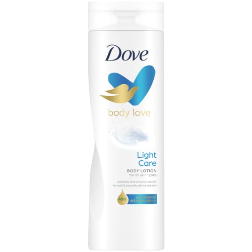 Dove Body Love Fast Absorbing Body Lotion Light Care For All Skin Types (400ml)