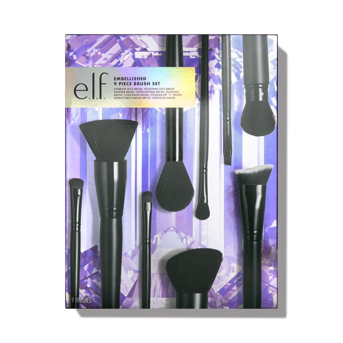 E.l.f. Embellished 9 Piece Brush Set (9 pc)