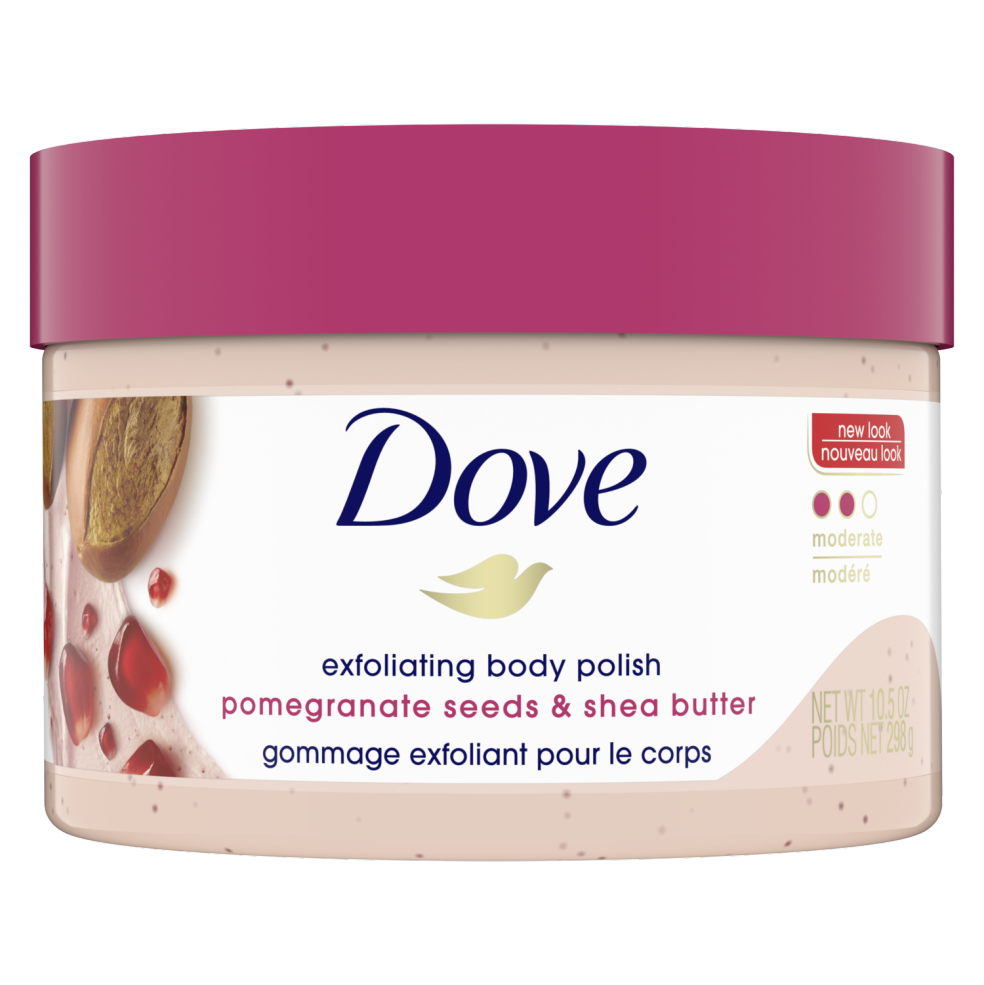 Dove Exfoliating Body Polish Pomegranate Seeds & Shea Butter (298gm)
