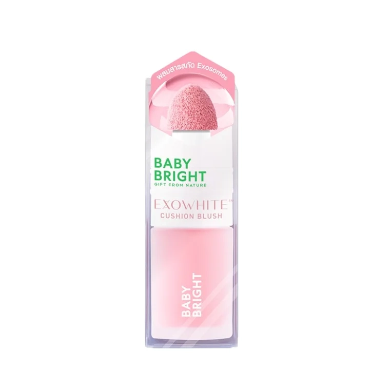 Baby Bright Exowhite Cushion Blush #02 Rabbit Pink (4ml)
