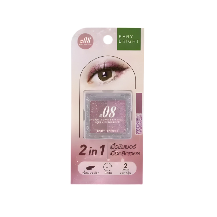 Baby Bright Jewel Eyeshadow #08 Anniversary Rose (2.1gm)