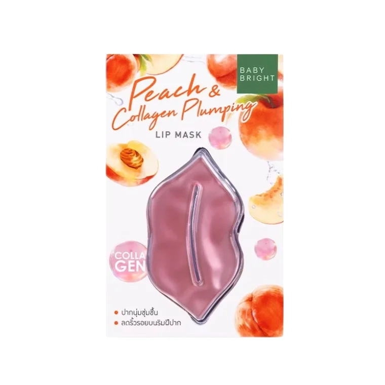 Baby Bright Peach & Collagen Plumping Lip Mask (10gm)
