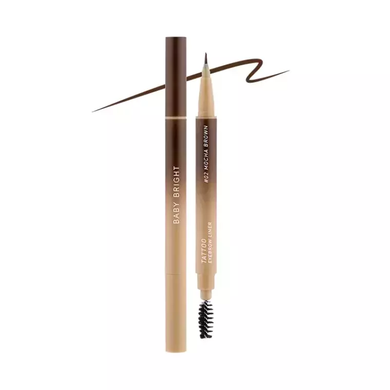 Baby Bright Tattoo Eyebrow Liner #02 Mocha Brown (0.5gm)