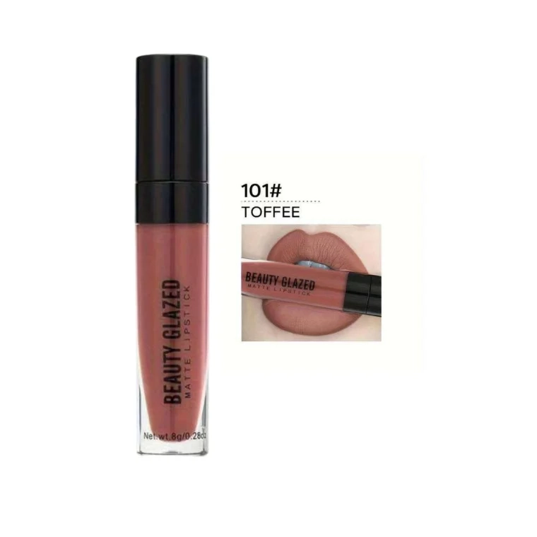 Beauty Glazed Silky Smoothness Matte Lipstick #101 Toffee (8gm)