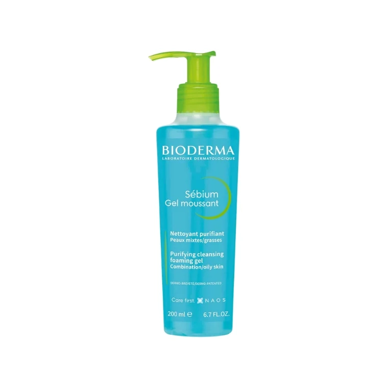 Bioderma Sebium Cleansing and Makeup Removing Foaming Gel for Oily Skin (200ml) UK