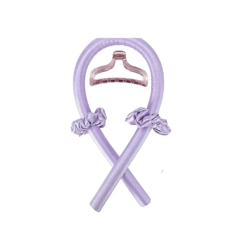 Blink Heatless Curling Rod Headband Hair Curler #Purple
