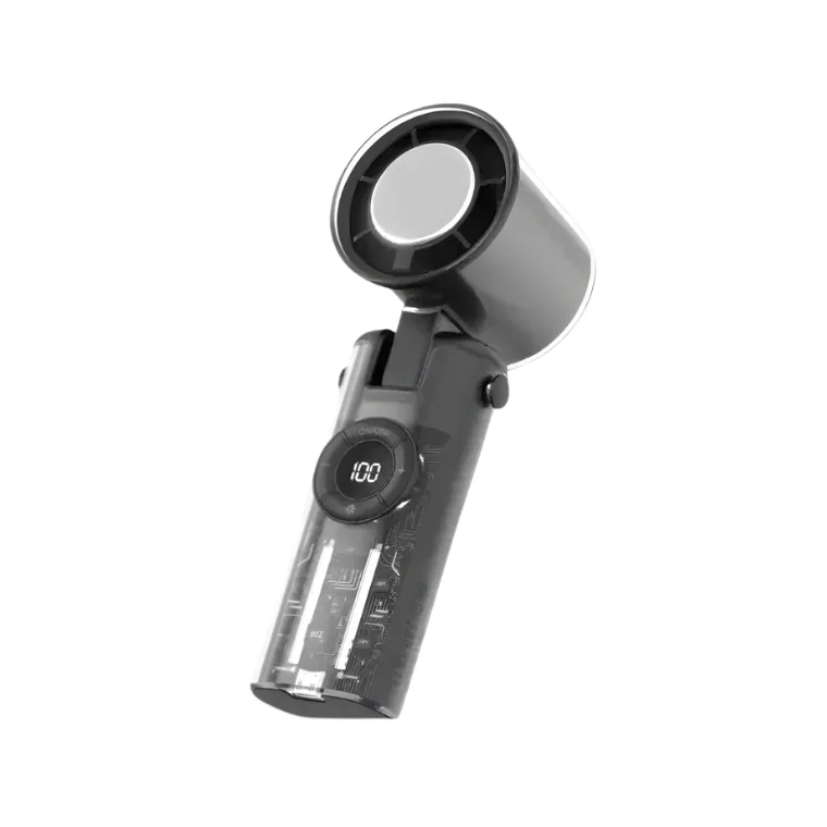 Blink Mech High Speed Folding Handheld Fan(Model;K811)-Black
