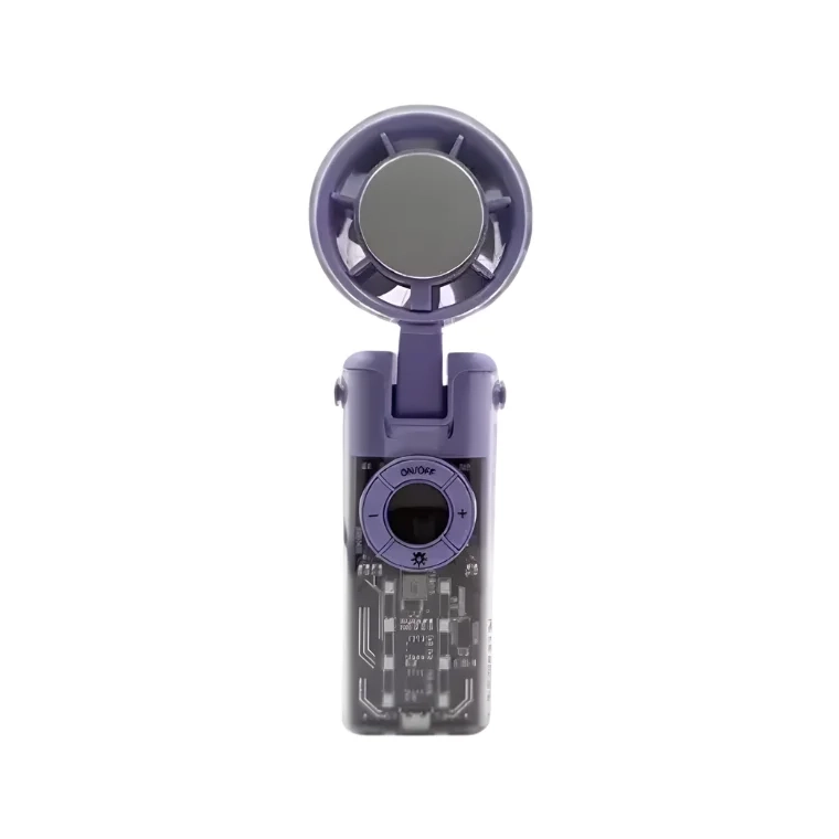 Blink Mech High Speed Folding Handheld Fan (Model;K811) #PURPLE