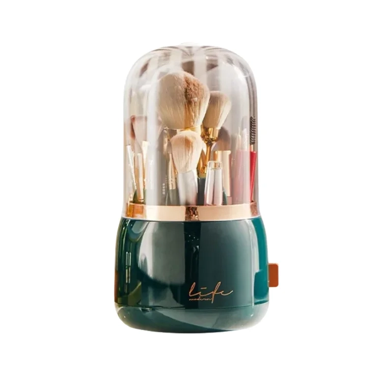 Blink Multifunction 360 Degree Rotating Makeup Brush Holder Cosmetics Organizer #Green