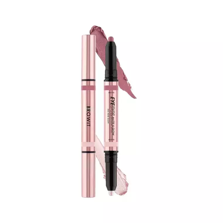 Browit Eyedol Matte And Glow Shadow Stick #03 Rose Glow (0.5gm+0.5gm)
