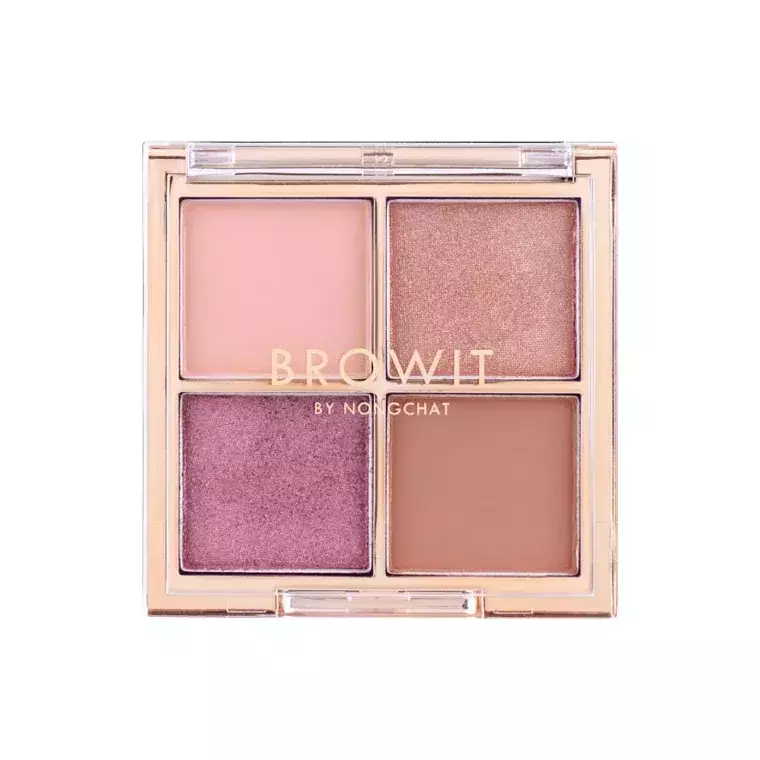 Browit Rose Peach Eyeshadow Palette 1 x 4 Colors (1gm)