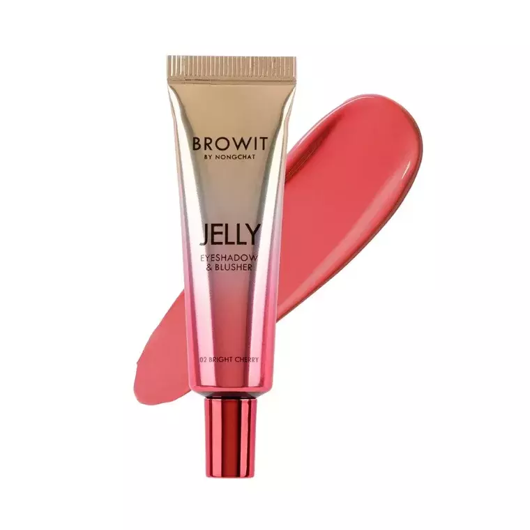 Browit Jelly Eyeshadow Blusher #02 Bright Cherry (10gm)