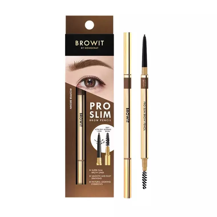 Browit Pro Slim Brow Pencil #Copper Brown (0.06gm)