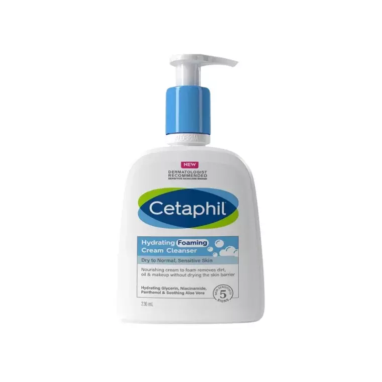Cetaphil Hydrating Foaming Cream Cleanser (237ml)