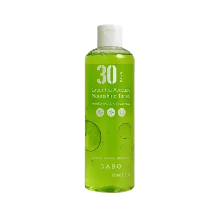 Dabo 30 Days Green Tea Avocado Nourishing Toner (300ml)