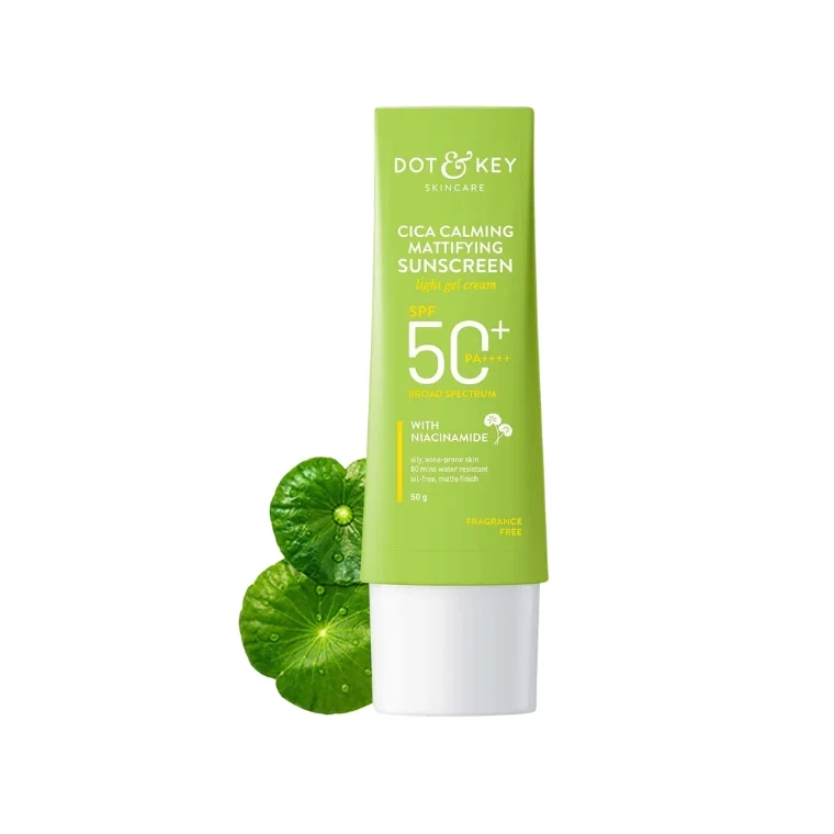 Dot & Key Cica Calming Mattifying Sunscreen SPF50+ PA+++ (80gm)