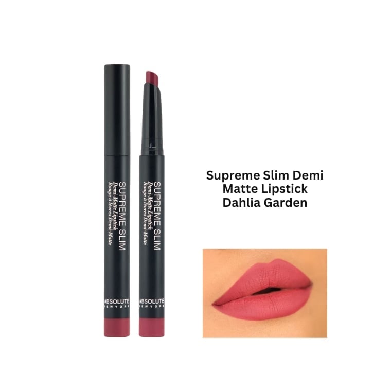 Absolute New York Supreme Slim Demi Matte Lipstick #Dahlia (1.3gm)