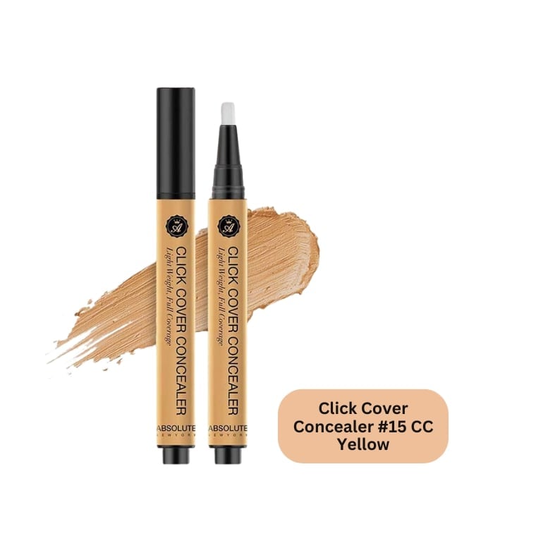 Absolute New York Click Cover Concealer #15 CC Yellow (3ml)