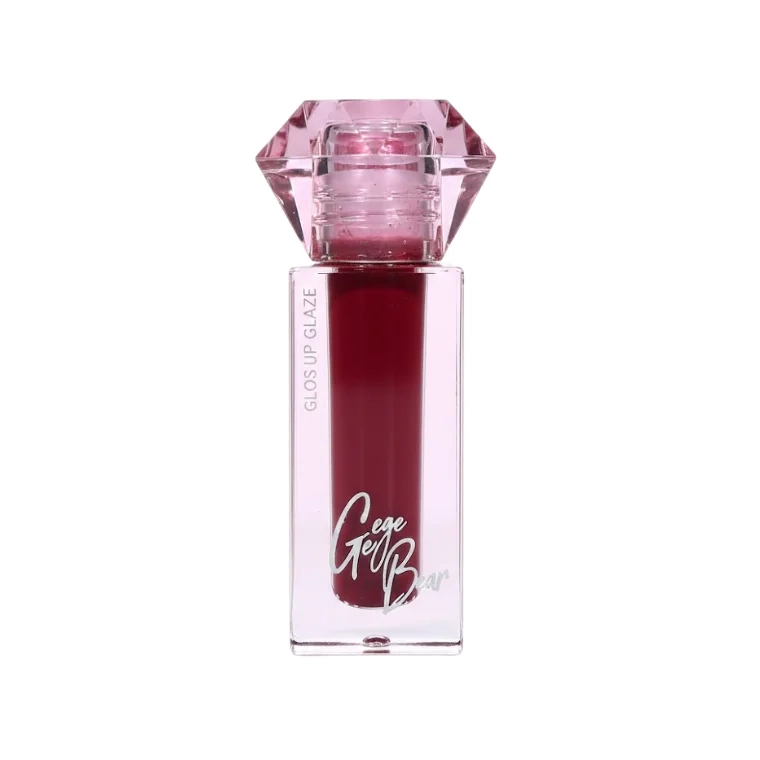 Gege Bear Crystal Diamond Water Gloss Lip Gloss #06 Deep Wine Red (2.5gm)