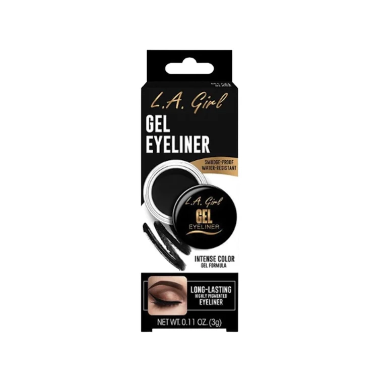 L.A. Girl Intense Color Long-Lasting Gel Eyeliner #731 Jet Black (3gm)