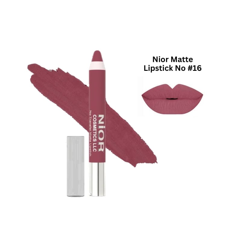 Nior No Transfer Matte Lipstick No #16 (2.8gm)