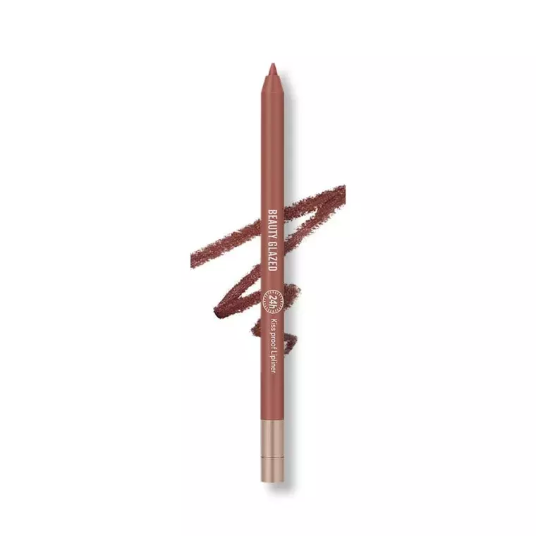 Beauty Glazed Waterproof & Long Lasting Lip Liner #B107 Dark Brown (0.6gm)