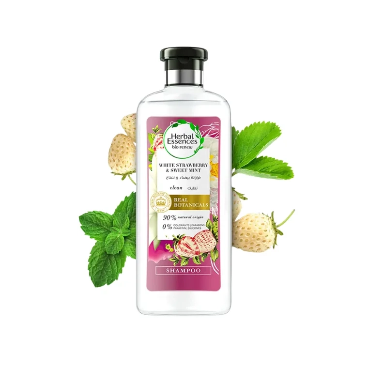 Herbal Essences Bio Renew White Strawberry & Sweet Mint Clean Real Botanicals Shampoo (400ml)